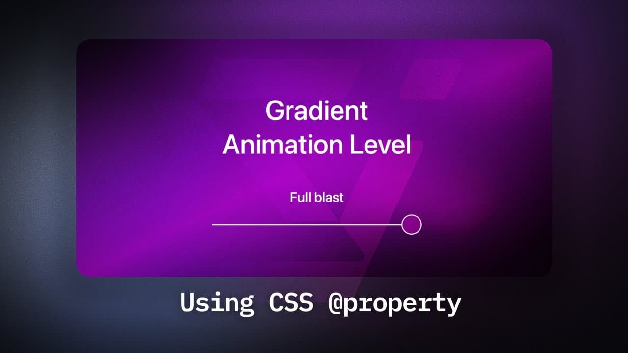 We can FINALLY animate gradients with CSS!